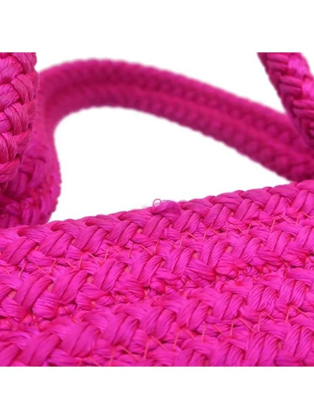Balenciaga 2-Way Bag Ibiza Basket Bag Nylon Leather Pink Silver Vivid Handbag